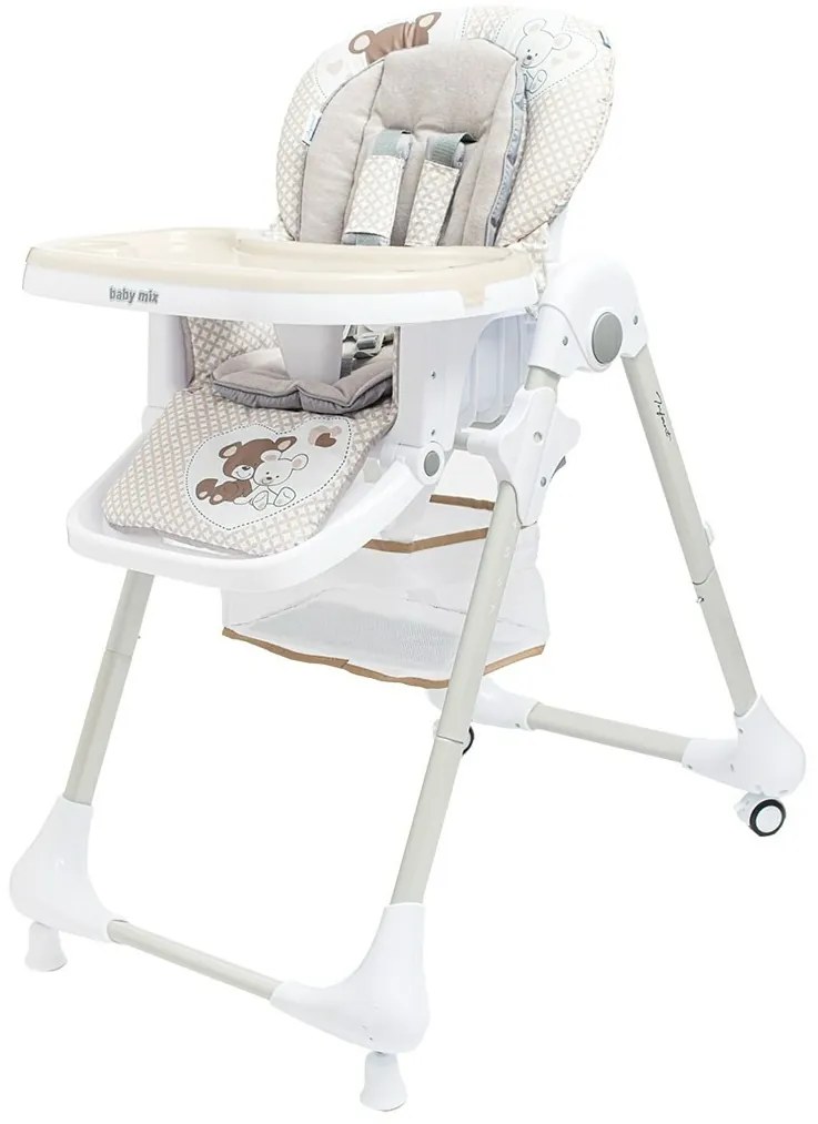 Scaun înalt de masă pentru copii Baby Mix Infant, bej