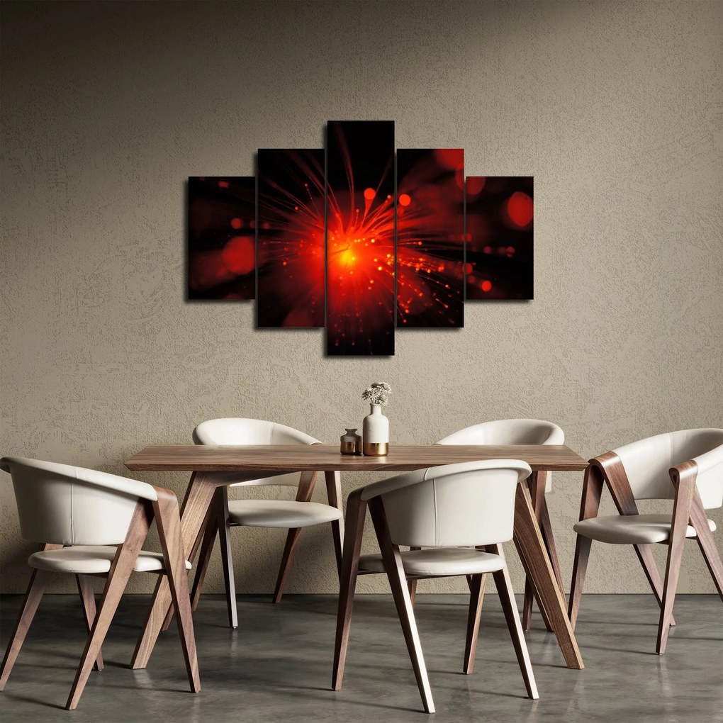 Tablou cu abstacție sclipire (150x105 cm)