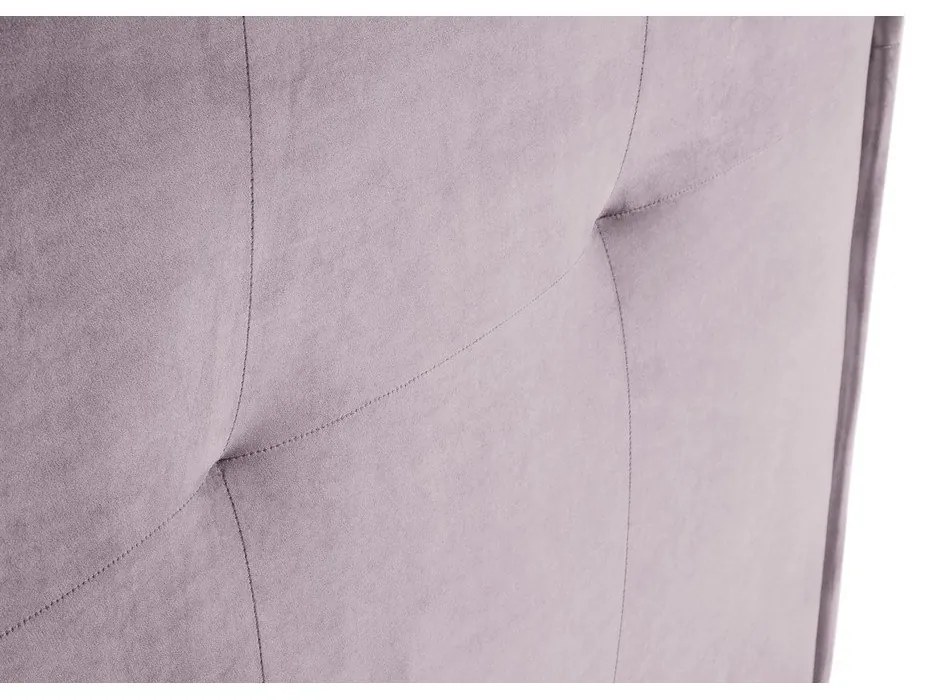 Tăblie de pat roz-deschis 140x120 cm Monica – Milo Casa