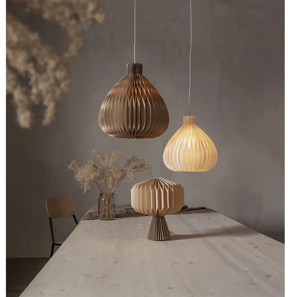 Abajur maro deschis ø 38 cm Honeycomb – Star Trading