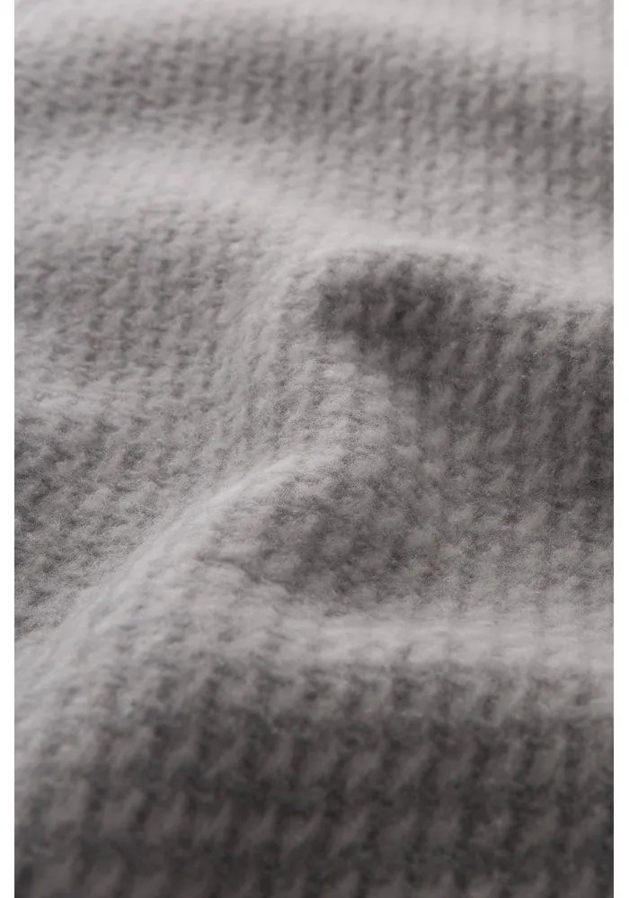 Pled din amestec de bumbac Euromant Ruby, 140 x 180 cm, gri deschis