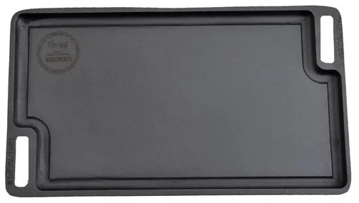 Placa grill BBQ față dublă 45x25cm, fonta Perfect Home 14915