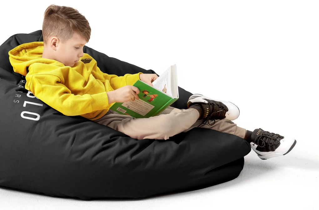 Fotoliul tip puf Diablo Chairs pentru copii: Negru