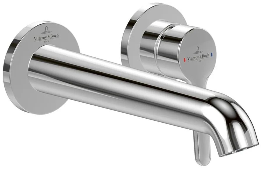 Baterie lavoar incastrata Villeroy&Boch Skyla crom lucios pipa 20 cm fara corp ingropat