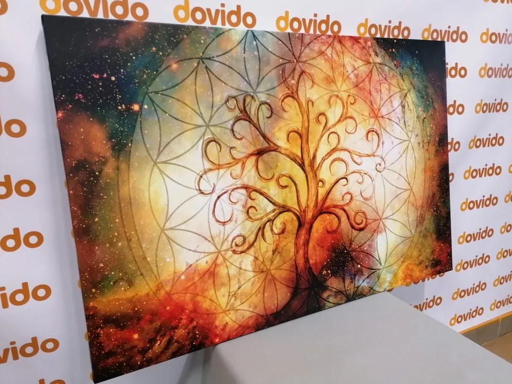 Tablou copac cu floarea vieții
