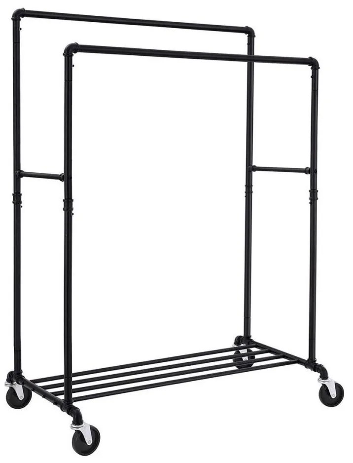 Cuier mobil pe suport LINEA, negru