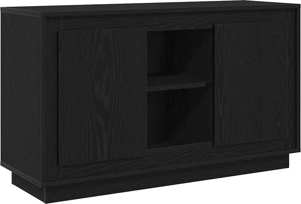 vidaXL Bufet Stejar Negru 102 x 35 x 60 cm Lemn compozit