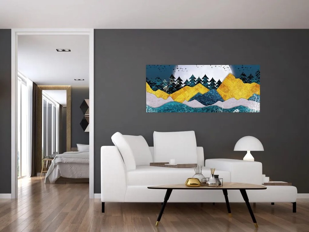 Tablou - Peisaj polar (120x50 cm)