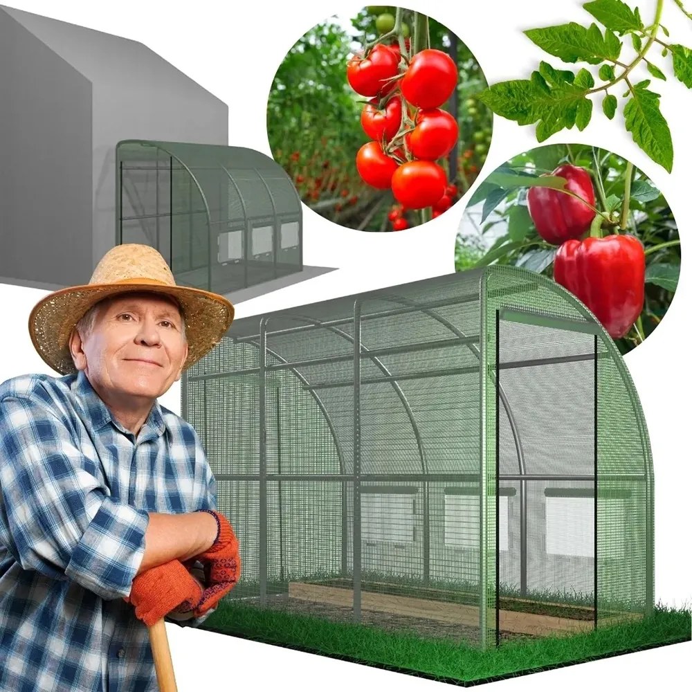 Solar de grădină 4 x 1,5 x 2 m - jumătate