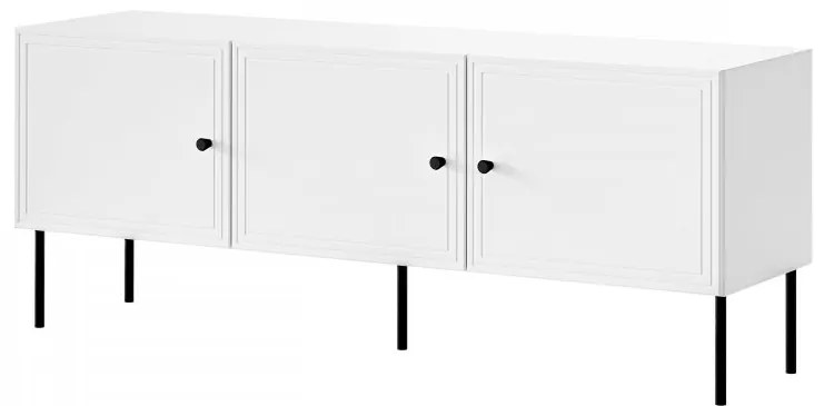 Dulap TV Bas 150 3D (Alb + Negru) . Promo -17%. 1106191
