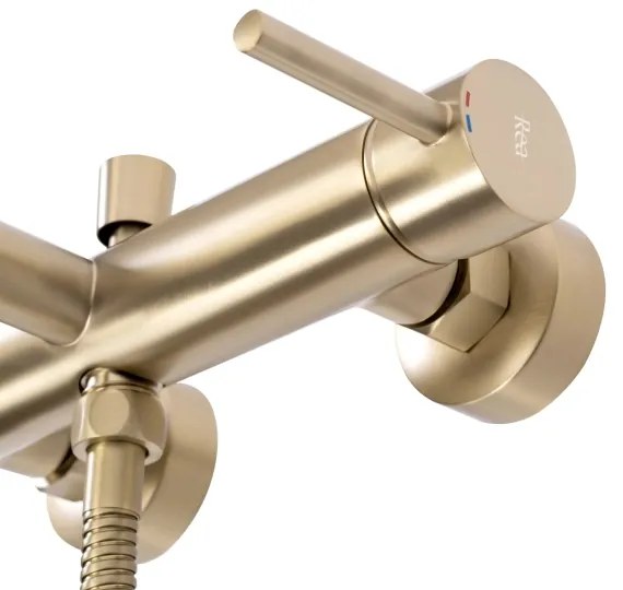 Set pentru cadă LUNGO, auriu periat - REA-B8010