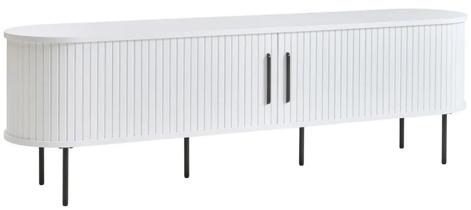 Comodă TV albă 180x56x45 cm Nola – Unique Furniture