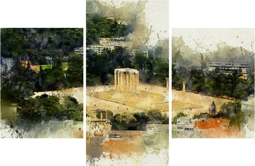 Tablou - Templul lui Zeus, Atena, Grecia (90x60 cm)