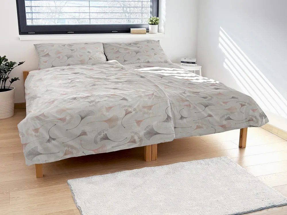 Lenjerie de pat din crep Ginkgo