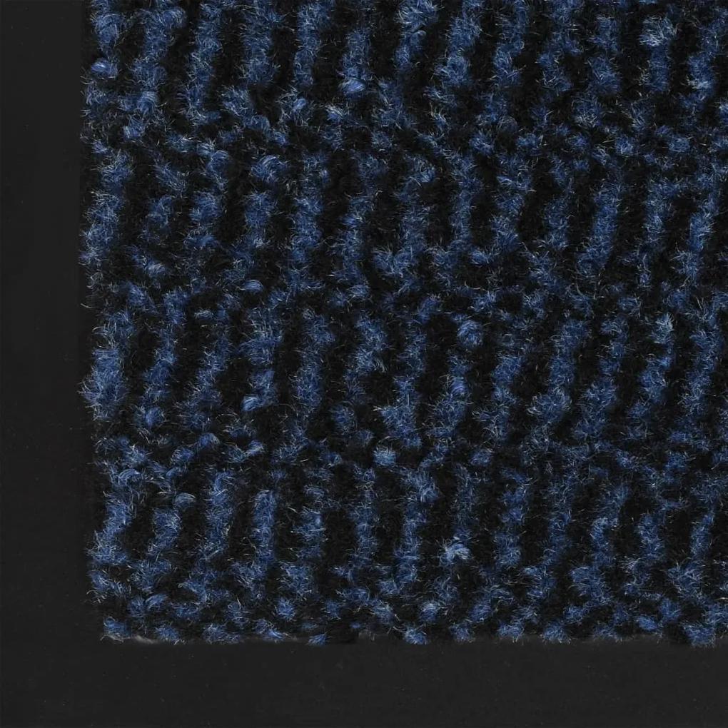 Covor de usa anti-praf, albastru, 40x60 cm, dreptunghiular 1, Albastru, 40 x 60 cm