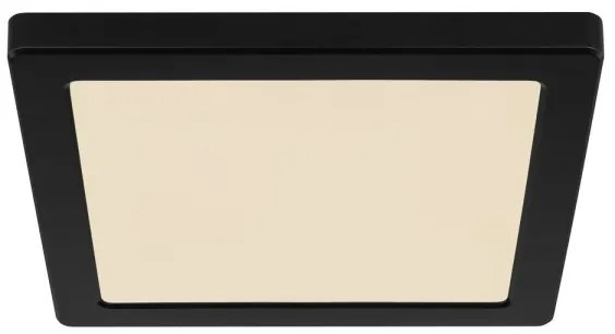 Plafonieră LED LASSE LED/18W/230V 3000/4000/6500K neagră Globo 12380-18B