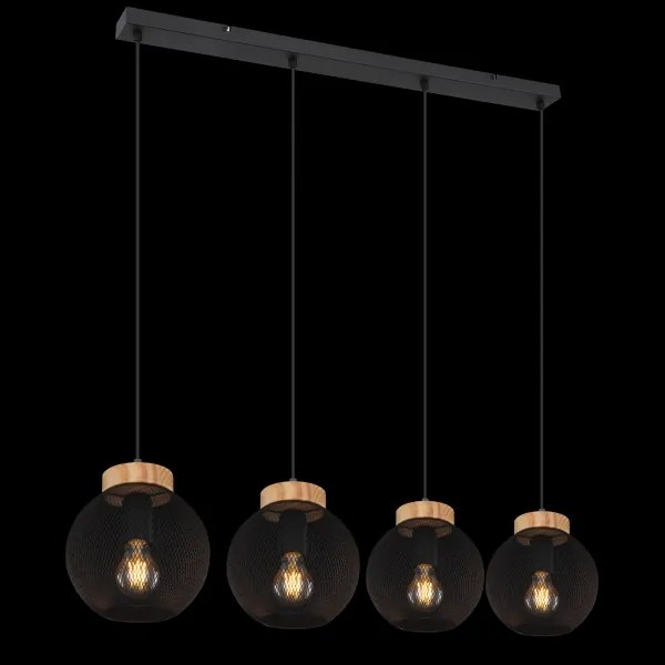 Globo 15663-4H - Lustru suspendat pe cablu PABLO 4xE27/40W/230V