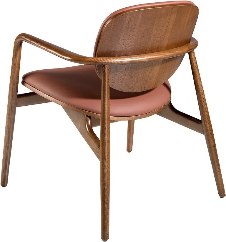 Fotoliu modern design italian Walnut Earth