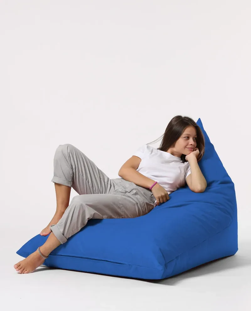 Fotoliu puf pentru grădină Pyramid Big Bed Pouf - Blue
