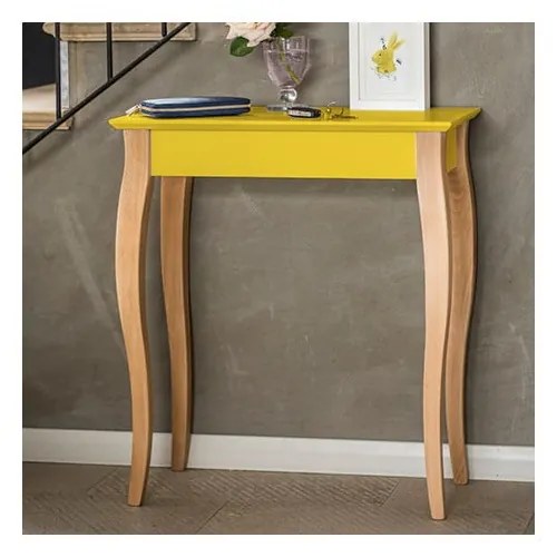 Măsuță Ragaba Console, lungime 65 cm, gri deschis