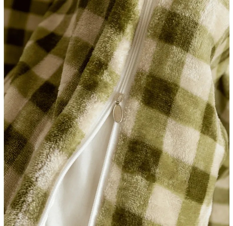 Lenjerie cocolino KELVIO verde Dimensiune lenjerie de pat: 70 x 90 cm | 140 x 200 cm