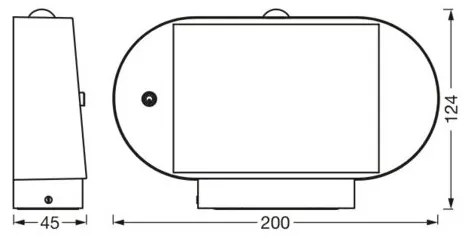 Ledvance ENDURA STYLE LED 4W 3,7V IP44 lampă solară de perete cu senzor