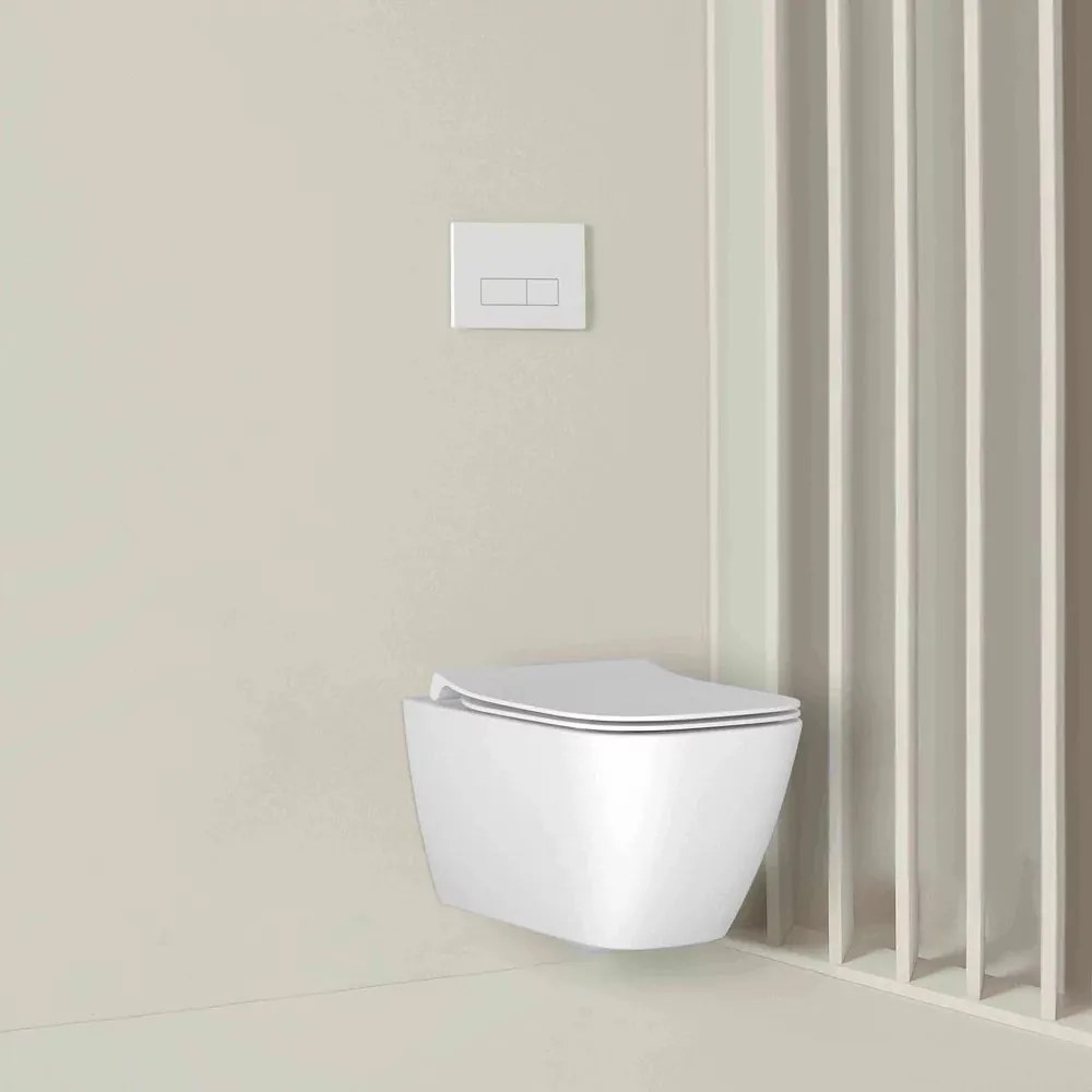 Set vas WC suspendat Ideal Standard I.life B alb si capac slim softclose