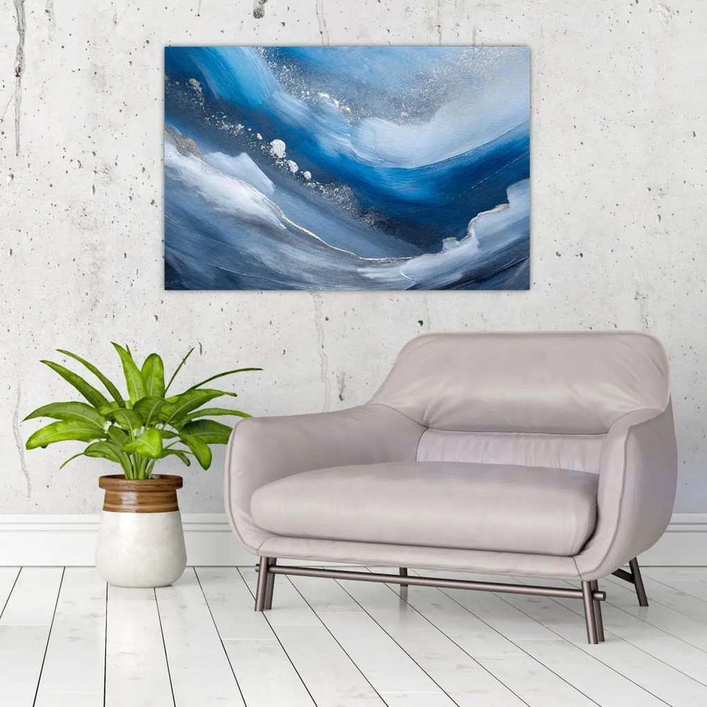 Tablou - Abstractizarea oceanului (90x60 cm)