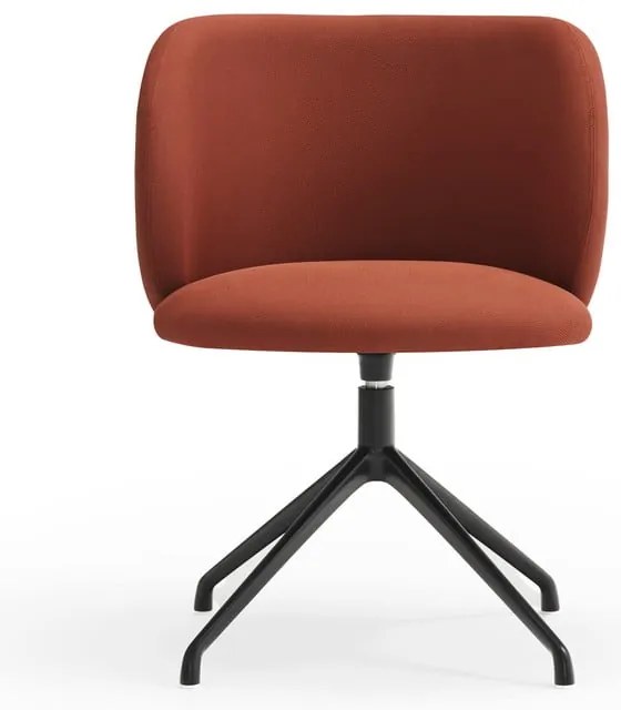 Scaun de sufragerie cărămiziu tapițat Mogi – Teulat