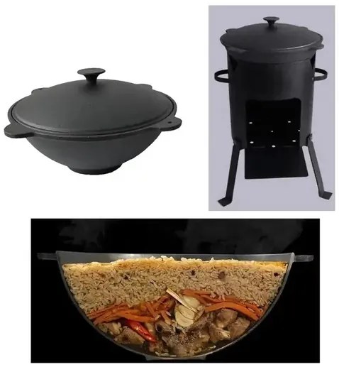 Oala + capac 51x18cm cu 4 manere, fonta Perfect Home 28341