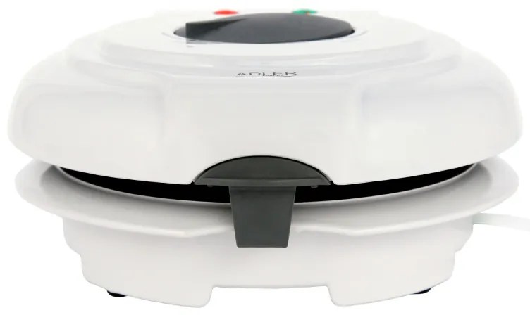 Aparat de gofre in forma de con (inghetata) Adler AD 3038, 1500W, Acoperire antiaderența, 18 cm, Alb