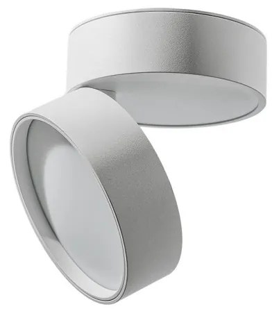Spot LED aplicat directionabil de tavan/plafon MONA 12W 3000K alb