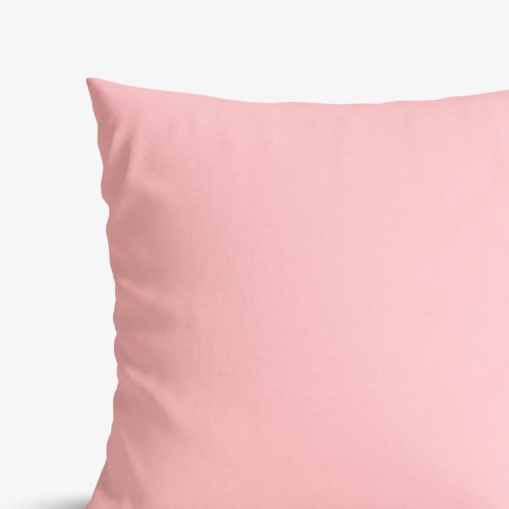 Goldea față de pernă decorativă loneta - roz 50 x 50 cm