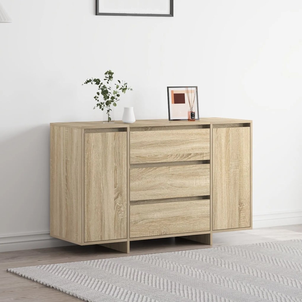 vidaXL Dulap Sideboard Sonoma Oak 120x41x75 cm Din Lemn Compus