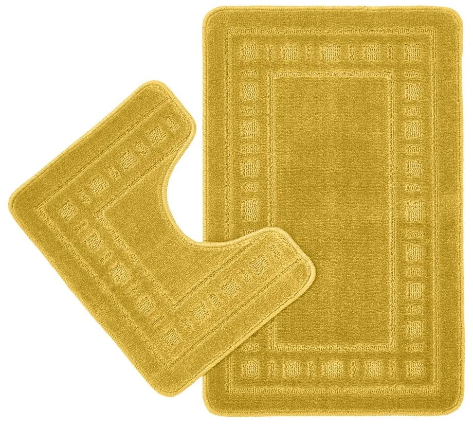 Covorașe de baie galbene pentru WC 2 buc. 50x80 cm Armoni – Catherine Lansfield