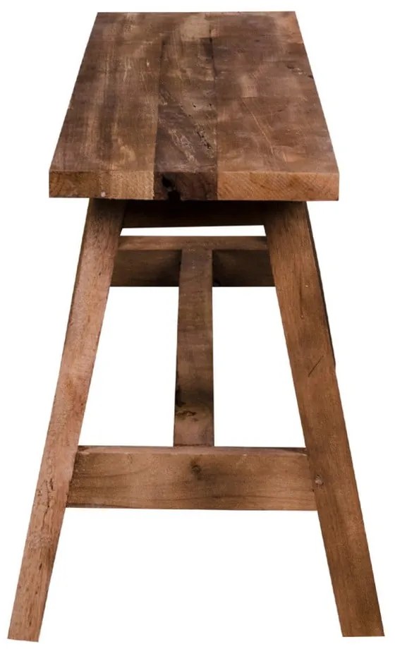 Bancă de grădină maro din lemn masiv Barcelona – House Nordic