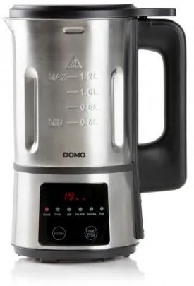 Blender cu functie de Preparat Supa Domo DO727BL, Capacitate 1,2 Litri, Inox