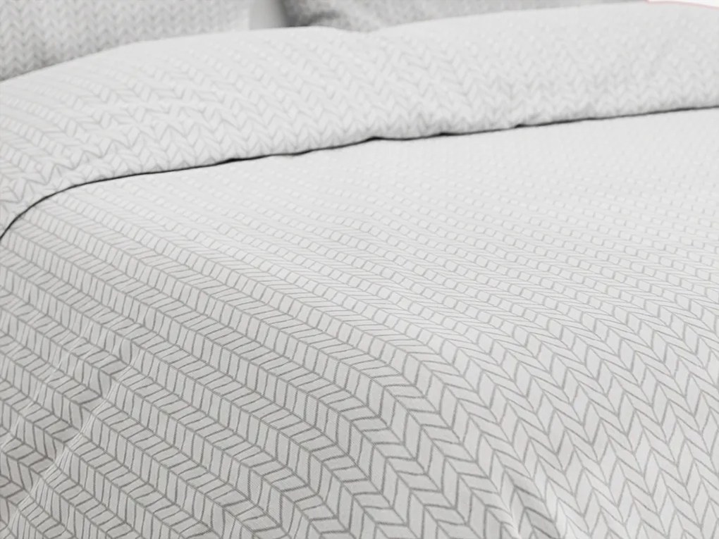 Lenjerie de pat din microfibra Culoare gri, SAVIO