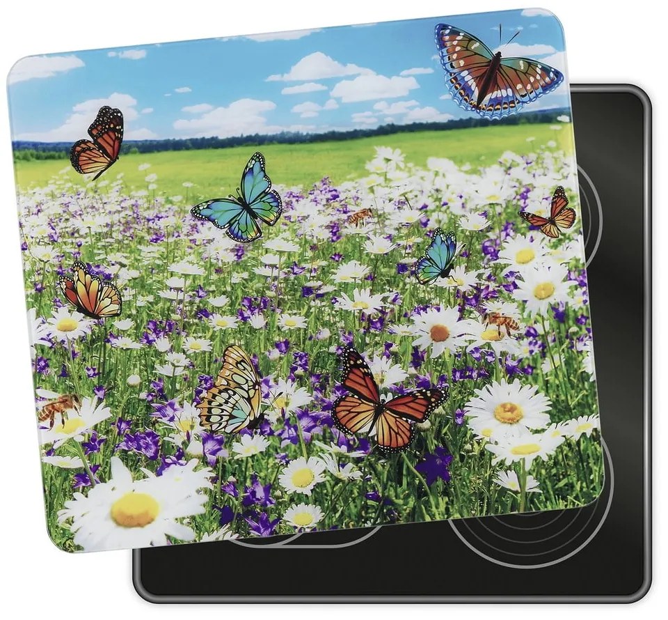 Protecție pentru peretele de la aragaz din sticlă temperată 50x56 cm – Maximex