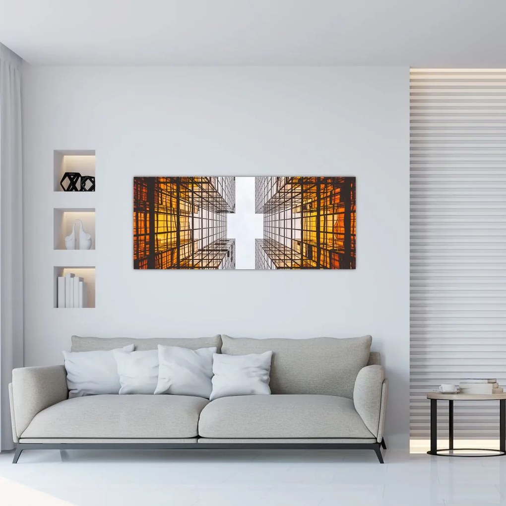 Tablou cu zgârie norii (120x50 cm)