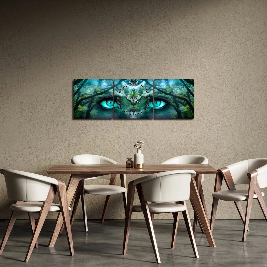 Tablou - Privire (cu ceas) (90x30 cm)