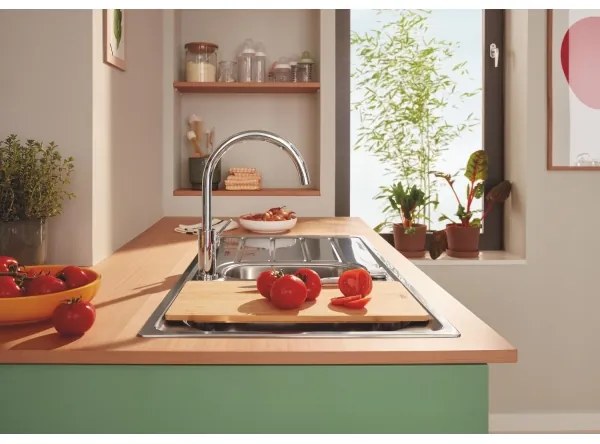 GROHE 40750HV0 - Tocător din lemn, 450 × 240 × 19 mm