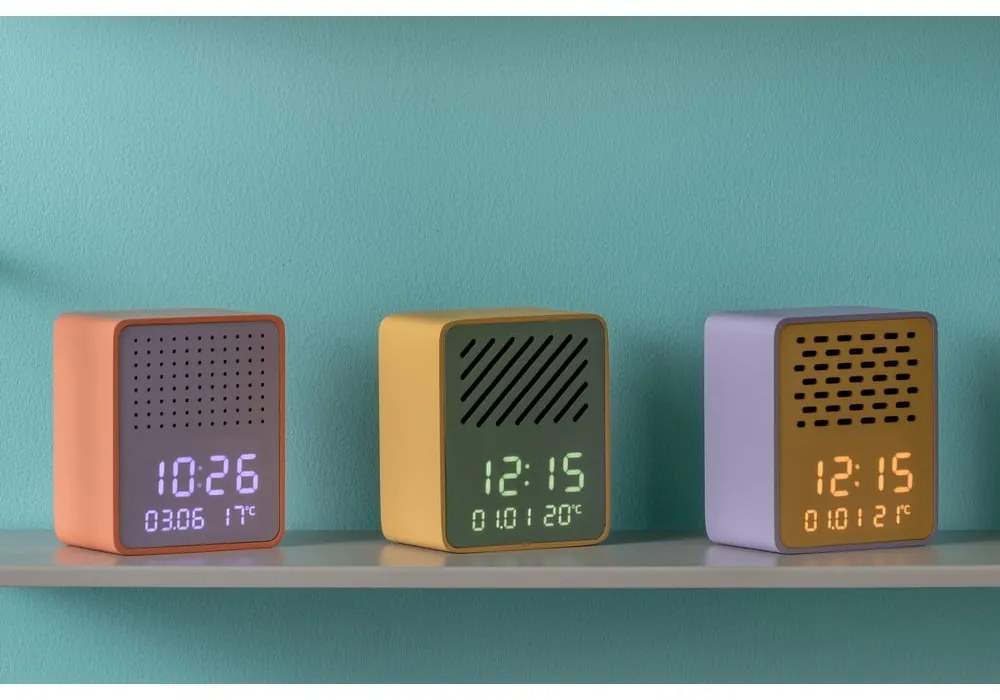 Ceas deșteptător digital Funky Vibes – Karlsson