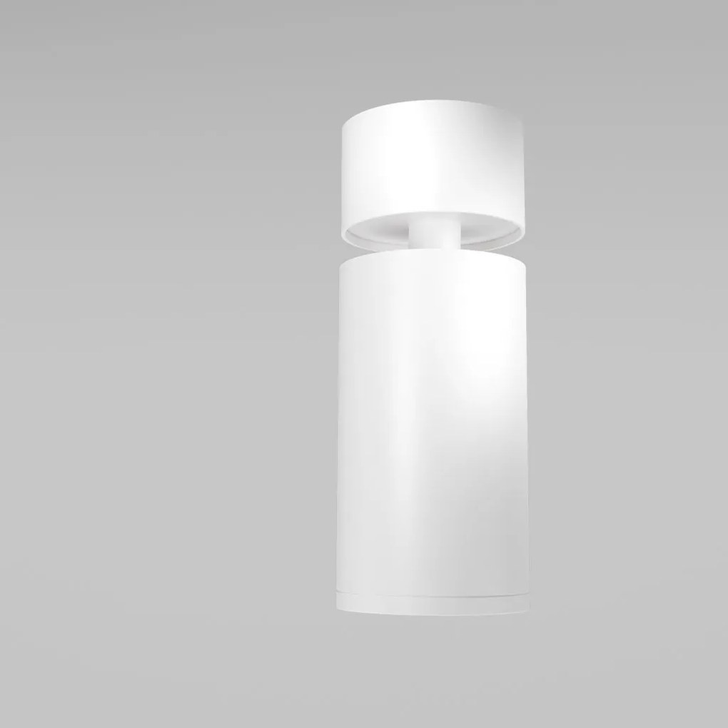 Aplica de perete / tavan design tehnic Focus S alb