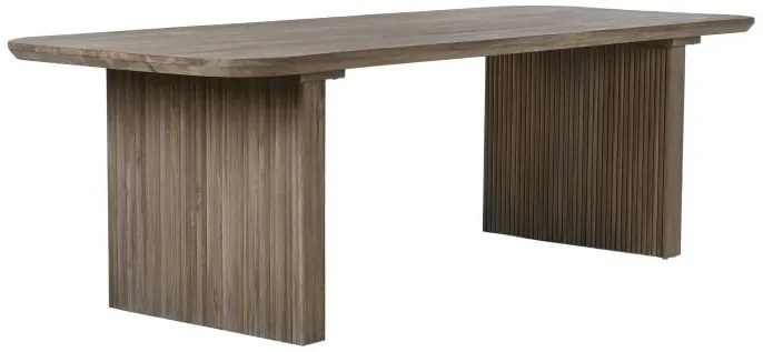 Masa dining, din lemn masiv de tec, Arven