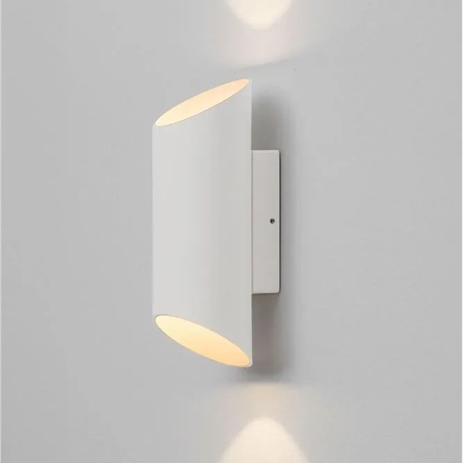 Aplica LED exterior iluminat sus si jos IP54 Nocta alb