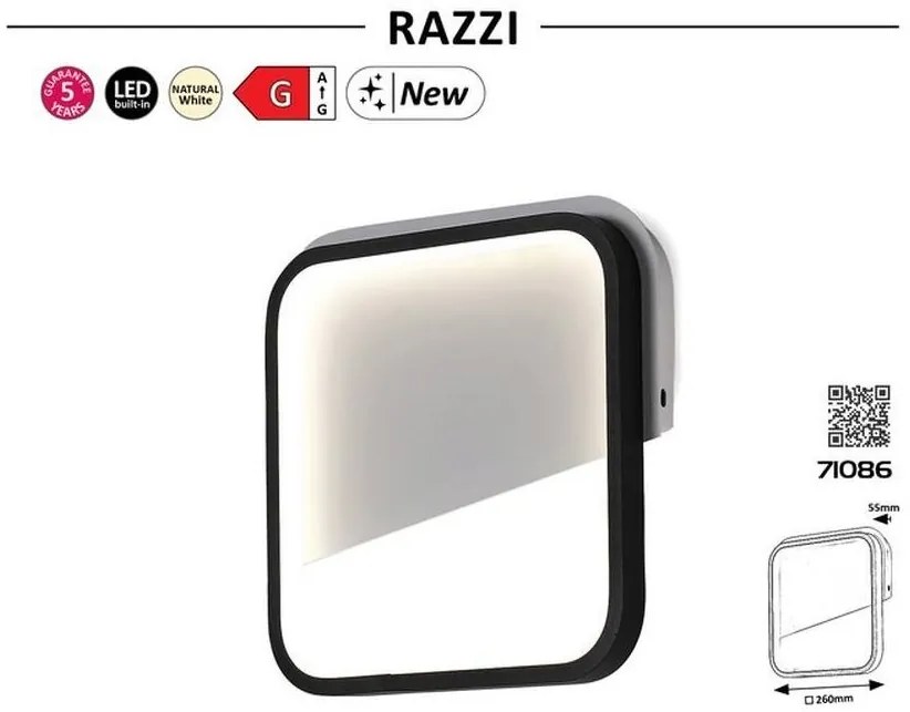 Aplica de perete lumina ambientala LED Razzi