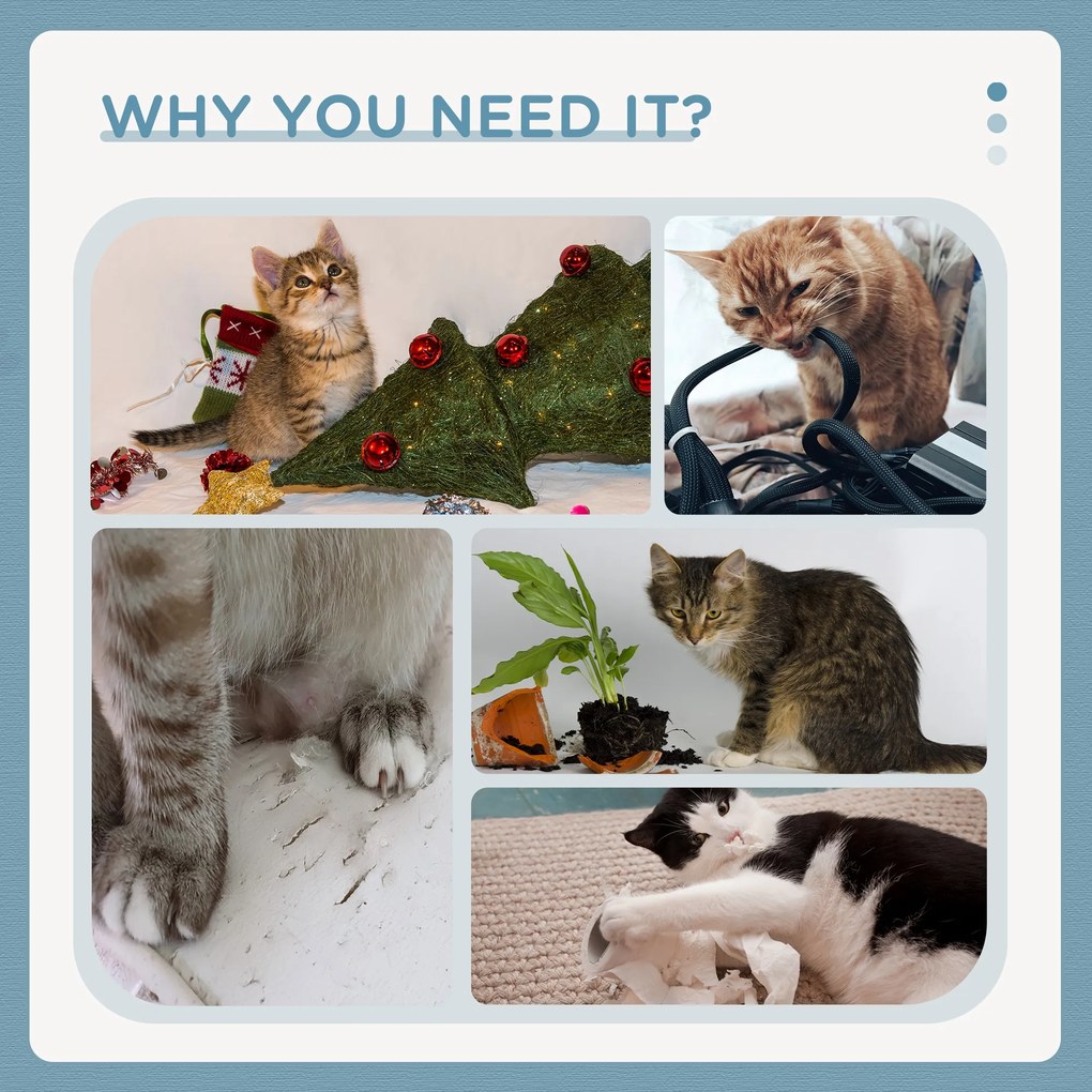 PawHut Copac pentru Pisici de Interior Turn de Joaca Centru de Activitati de Escaladare Turn de Zgariere Apartament Perne Inaltime Reglabilaaccesorii animale feline sala de gimnastica pisoi lounge mobila sufragerie | Aosom Romania