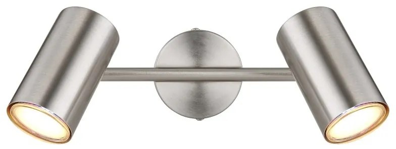 Plafoniera cu 2 Spoturi directionabile ALLVI nickel