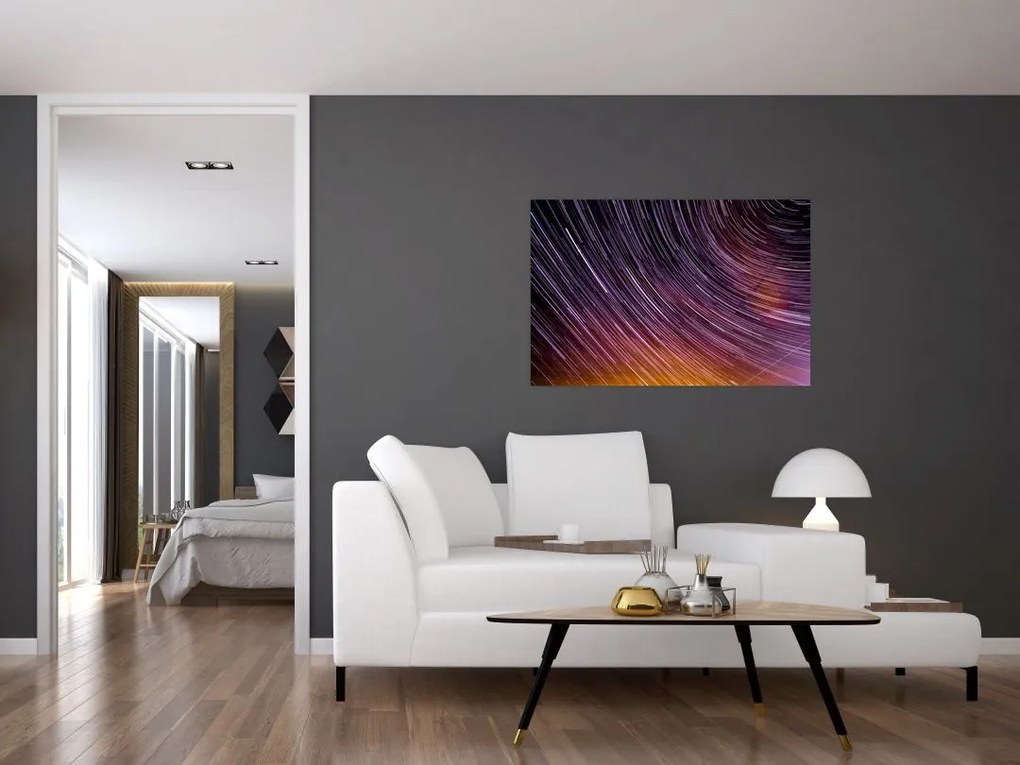 Tablou cu stele șterse pe cer (90x60 cm)